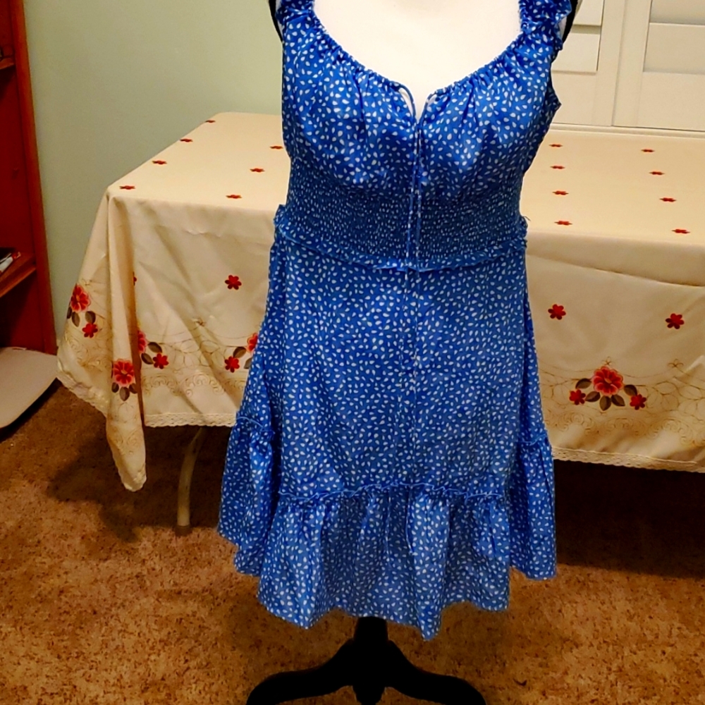 Blue dress